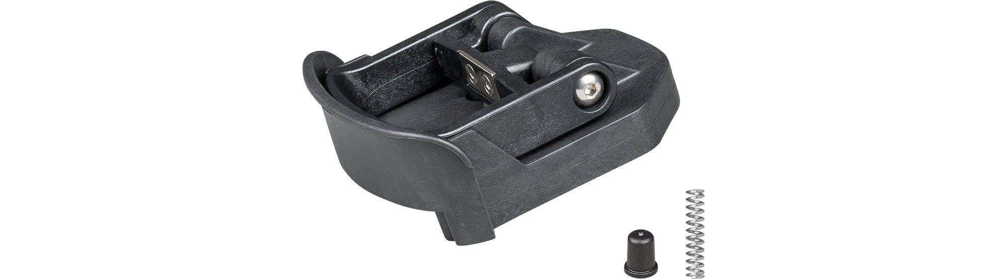 Trek-Diamant Bosch Powertube e-bike battery handle with secure grip and easy removal, close-up of component on electric bike.