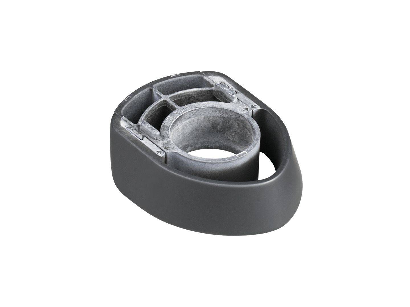 Bontrager Trek Allant+ headset top cap in matte black, replacement component for bicycle headsets.
