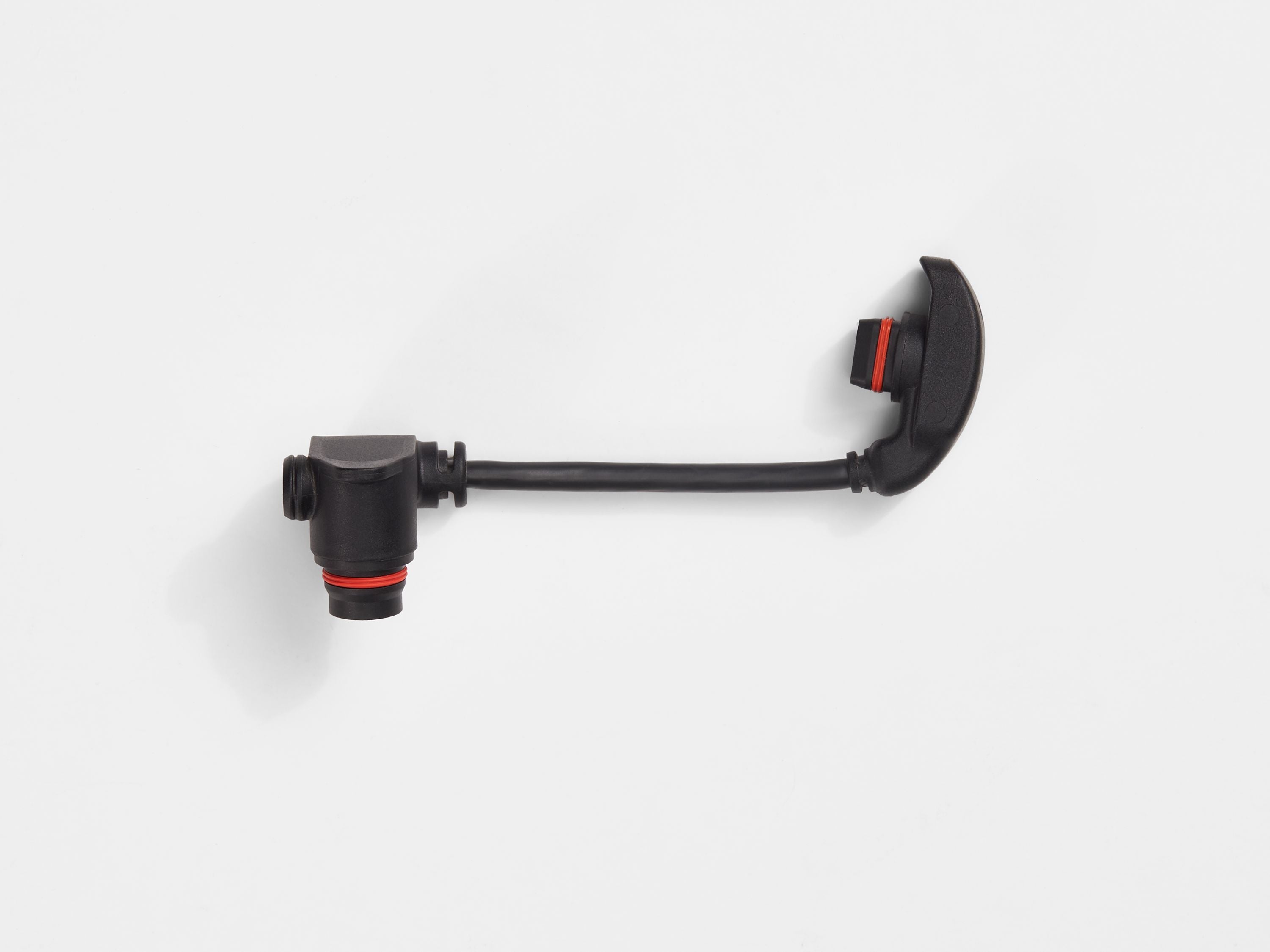 TQ 85mm range extender cable for MTB e-bike transmission system, showing the compact component in close-up.