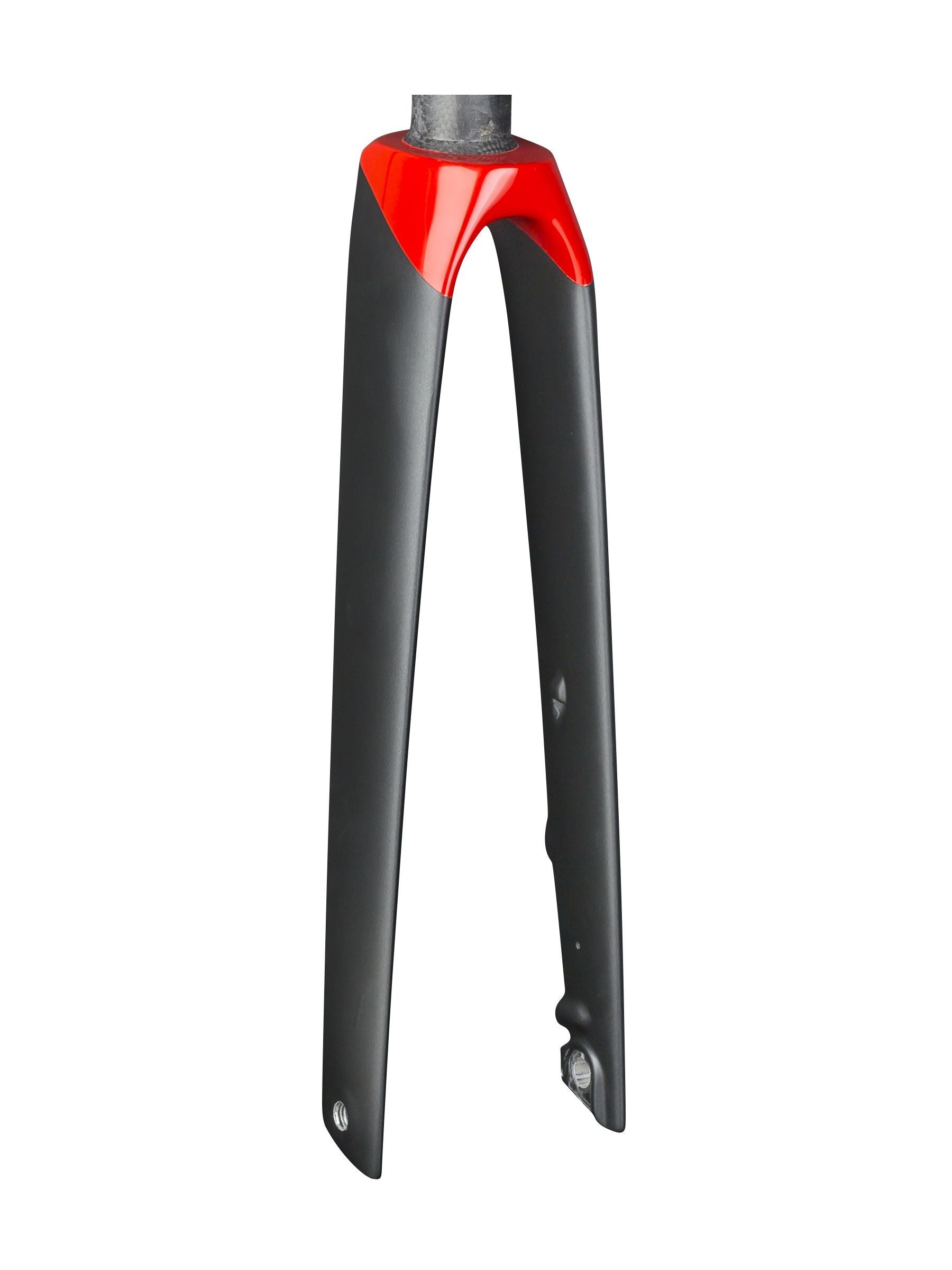 Trek Madone SLR 9 700C disc brake road cycling fork, lightweight component for stability and control.