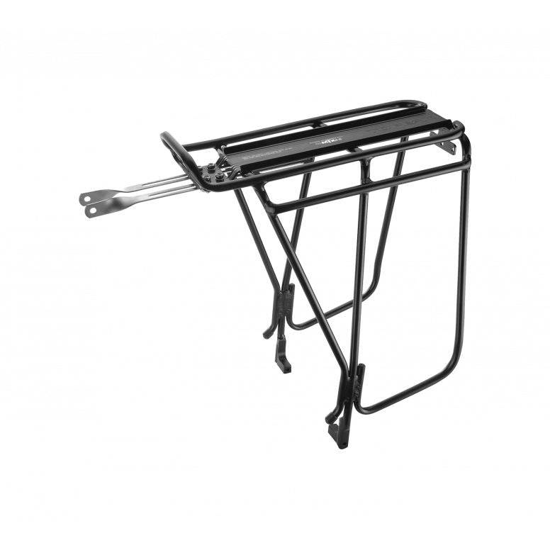 Topeak Explorer Uni 2.0 rear bike rack in black with MTX QuickTrack system for non-disc bike frames