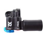 Fox Shock DHX2 F-S 2-Position Adjustable Eyelet Assembly replacement component for Fox shock absorbers, shown in close-up image.