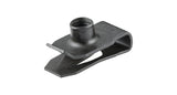 Trek Fuel EXe downtube battery cover with M6 clip nut in black, secure fit for Trek 2023 Fuel EXe mountain bike components.