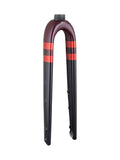 Trek Checkpoint ALR 5 road bike fork in Cobra Blood color, 330mm length, 45mm rake, lightweight cycling component.