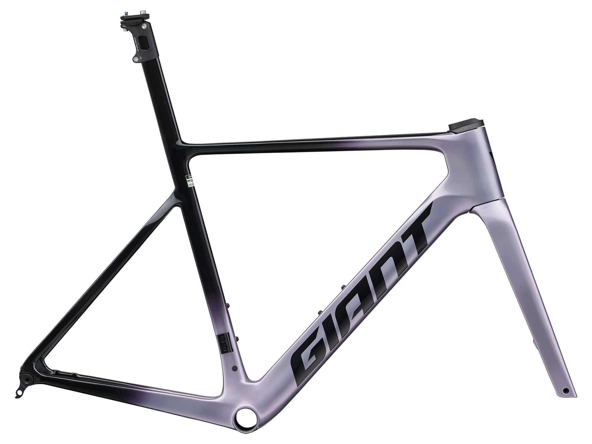 Giant Propel Advanced SL-FF road bike frameset with AeroSystem shaping and adjustable cable routing, lightweight and aerodynamic.