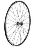 Bontrager Approved TLR 32H clincher 700C road wheels with tubeless-ready design and sleek black rims.