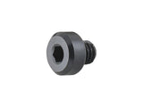 Trek Madone Speed Concept derailleur hanger bolt, M4 x 4mm, black button head, bicycle component for bike maintenance.