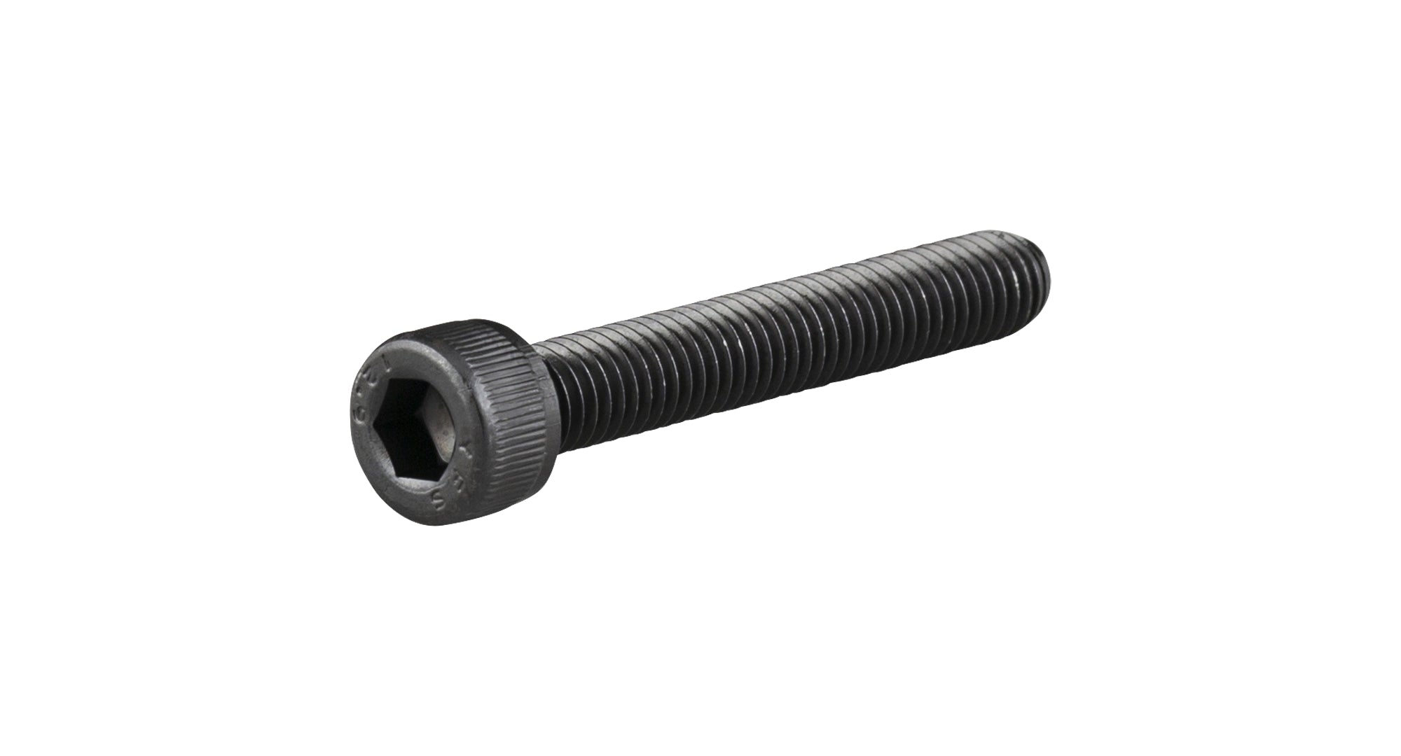 Bontrager Blendr adjustable threadless stem bolt M6 x 40mm in black for bike components, shown on a bicycle part.