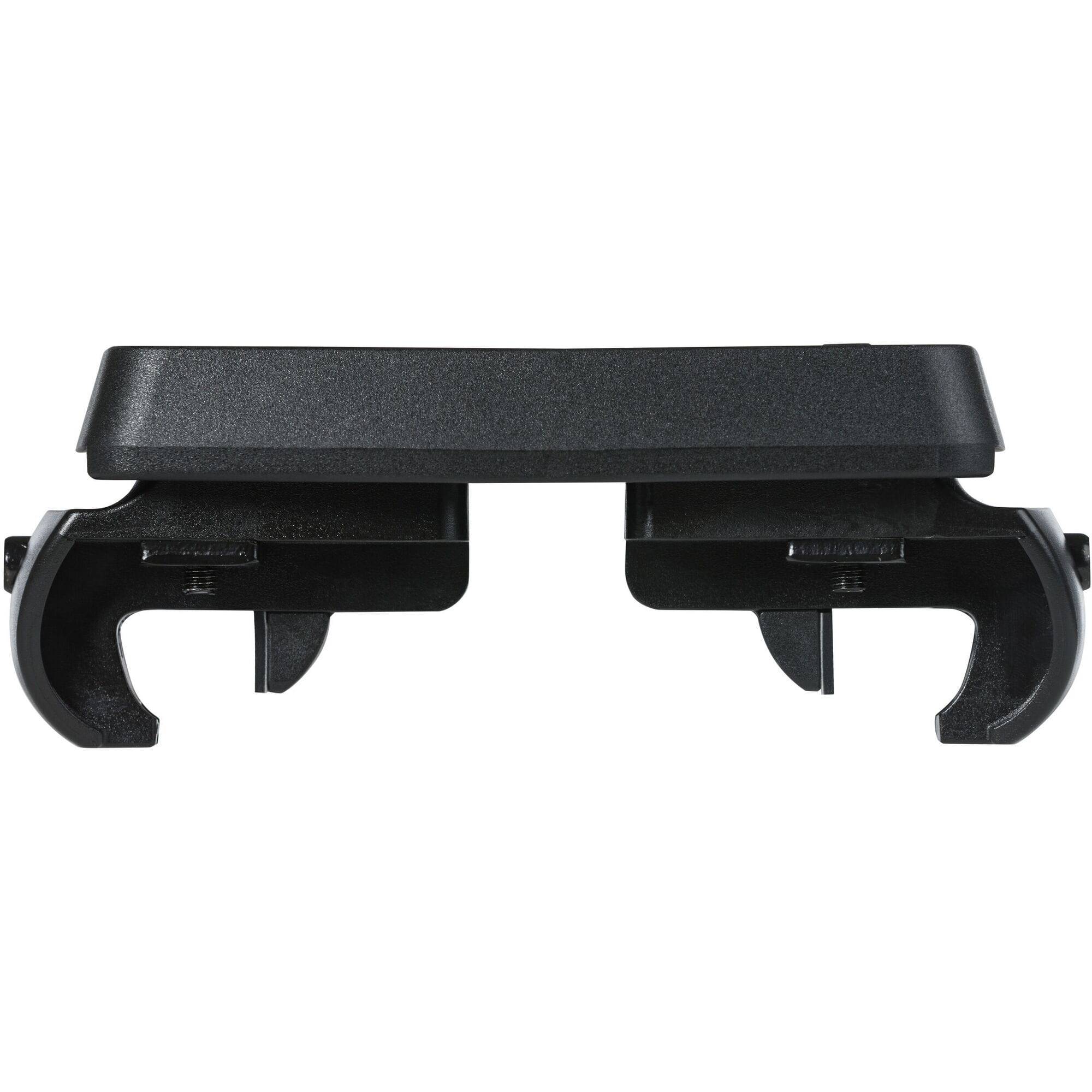 Black Basil MIK carrier plate for bike luggage carriers, compatible with 100-170mm width, designed for bike accessory mounting.