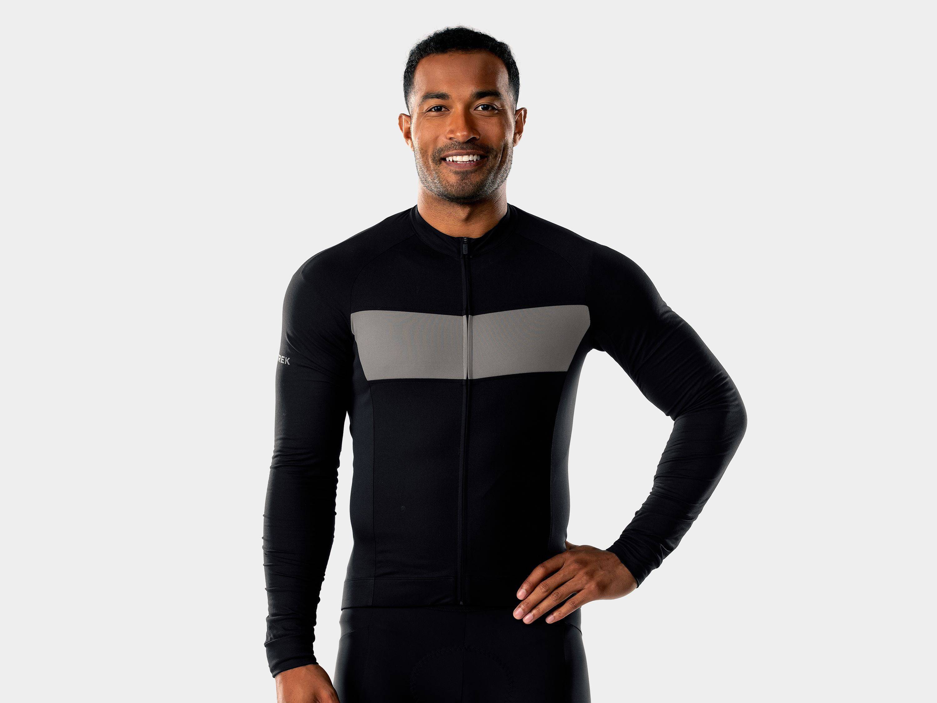 Trek Circuit LTD long sleeve unisex cycling jersey with moisture-wicking fabric, designed for comfortable biking performance.