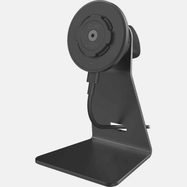 Quad Lock Wireless Charging Head V2 for car and desk mounts, fast charging accessory for compatible smartphones.