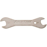 Park Tool DCW-3 double-ended cone wrench with 17/18mm sizes for bicycle wheel maintenance, workshop tool for bike repairs