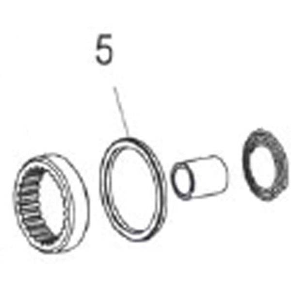 DT Swiss seal for ratchet freehub body and hub shell, compatible with 180, 240, and 350 models, shown in close-up image.
