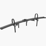 Thule EasyFold 3 foldable bike adapter for adding a third or fourth bike, shown attached to a bike rack.