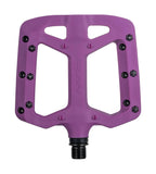 Funn Taipan MTB flat pedals made of glass fiber reinforced plastic with replaceable pins for durable cycling components.