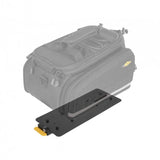 Topeak MTX Trunklock in black securing MTX 2.0 Trunkbag with spare key, bike accessories for added security.