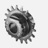 Wheels Manufacturing Solo-XD 18T single speed conversion kit for SRAM XD/XDR hubs in black, showing the compact components.