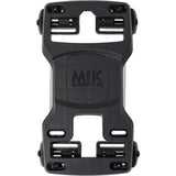 Black Basil MIK carrier plate for bike luggage carriers, 100-170mm width, bike accessories for mounting and support.