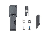 Trek Domane downtube storage door cover with locking wings, bike frame component for secure storage access.