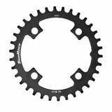 SunRace CRMS00 Narrow-Wide MTB chainring with 96 BCD and 4-arm design, suitable for mountain bike drivetrain components.