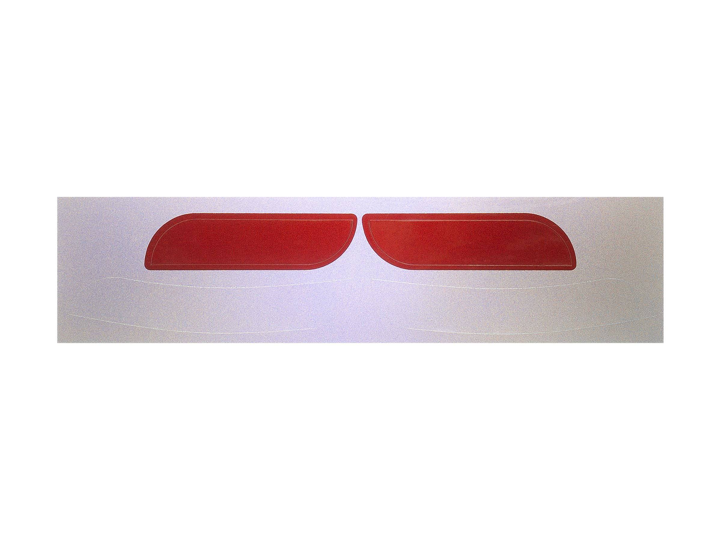 Trek Fetch+ 4 dark red reflector set for e-bikes, designed for enhanced visibility and safety during rides.