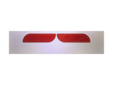 Trek Fetch+ 4 dark red reflector set for e-bikes, designed for enhanced visibility and safety during rides.