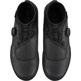 Shimano GF8 GORE-TEX gravel shoes with BOA Fit System, waterproof footwear designed for wet trail riding.