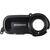 Shimano STEPS SM-DUE61 City E-Bike Drive Unit Cover with screws, showing the protective component for the e-bike drive system.