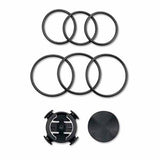 Garmin Quarter Turn Edge GPS computer handlebar mount with bolts, compatible with standard and oversize bike bars.