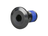 Trek M10x1 18.5mm black suspension bolt for bike components, showing the threaded metal bolt with black finish.