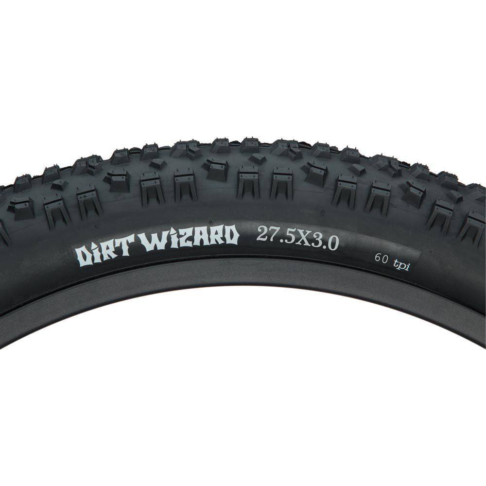Surly Dirt Wizard 27.5+ 3-inch tubeless-ready folding bead mountain bike tyre with rugged tread for off-road riding.