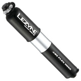 Lezyne Alloy Drive hand pump with ABS Flex Hose and frame mount, bicycle bike pump accessory for inflating tires.