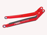 Trek Session Carbon 27.5 Viper Red chainstay for 157x12 downhill mountain bike frames, component part with detailed finish.