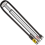 Lezyne Micro Floor Drive HP V2 ABS silver high-pressure bike pump with compact design and ergonomic handle for cycling accessories.