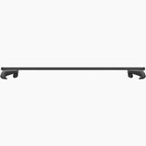 Thule SmartRack XT Squarebar 135 universal roof rack accessory mounted on raised railings, showing installation components and design