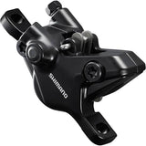Shimano Deore BR-MT410 hydraulic brake caliper, 2-pot, post mount, front and rear bike component, no adapters included.