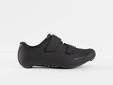 Bontrager Solstice road cycling shoes with adjustable closure and SPD cleat compatibility, featuring breathable design and secure fit
