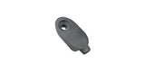 Trek Control Freak black downtube blank plug for cable management and frame protection on bicycle frame.