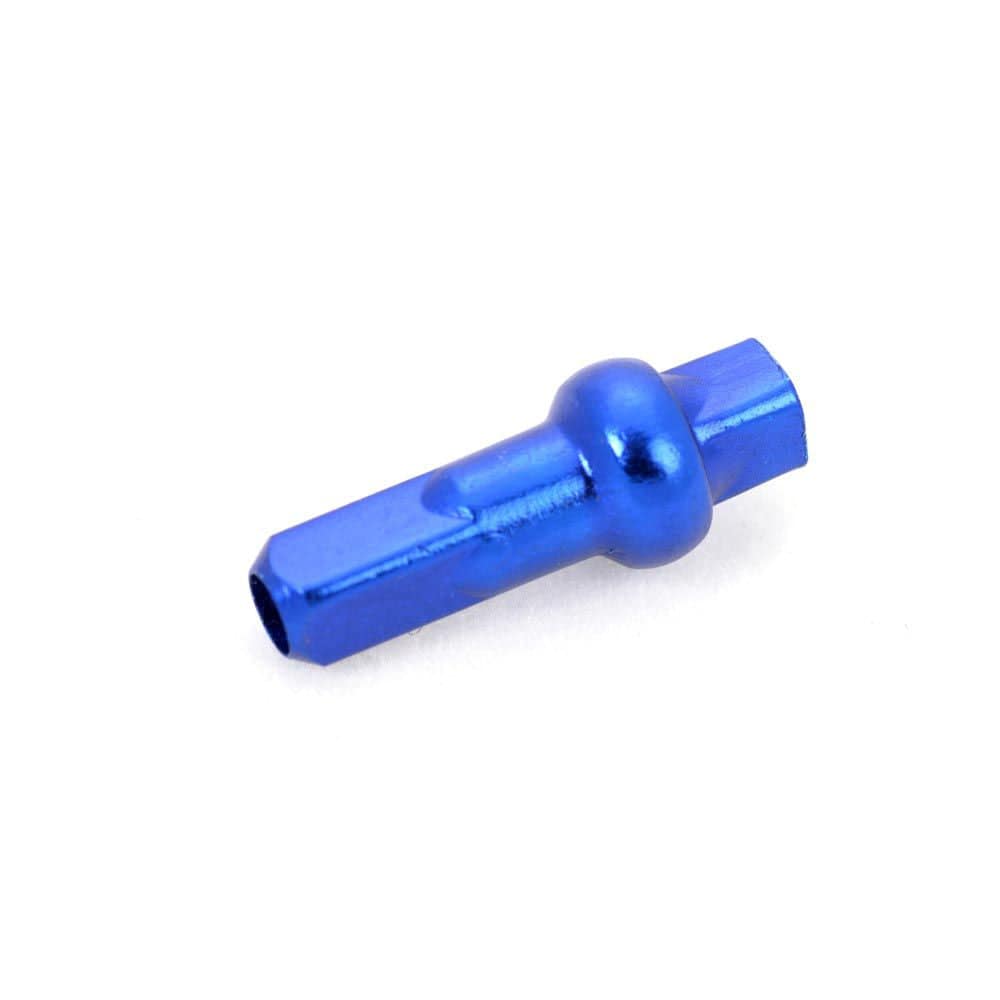 Halo Alloy Dsn Nipples for Aero Spokes, lightweight and corrosion-resistant wheelset components, pack of 50 for bicycle wheels.