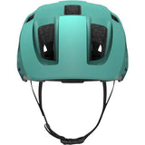 Lazer Finch KinetiCore youth trail helmet with adjustable fit and LED light mount, shown in a bright, colorful design.