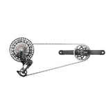 SRAM XX SL T-Type Eagle AXS Groupset including derailleur, battery, charger, and pod for mountain biking components.