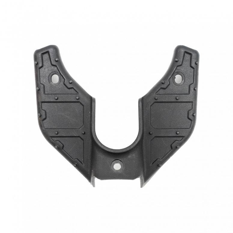 Black Kids Ride Shotgun Dirt Hero foot platform for 12-inch and 14-inch bike builds, designed for kids' riding accessories.