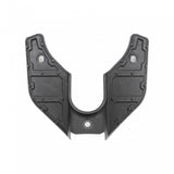 Black Kids Ride Shotgun Dirt Hero foot platform for 12-inch and 14-inch bike builds, designed for kids' riding accessories.