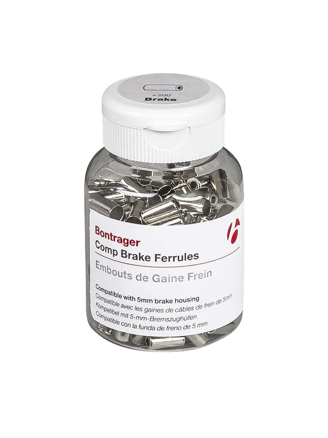 Bontrager Comp 5 mm Brake Ferrule Silver One size | Swinnerton Cycles