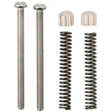 Surly M5 bolt covers for bike frames, protective spare components, black plastic caps for bolt protection and aesthetics.