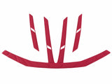 Bontrager Starvos MIPS helmet fit pads replacement kit with red comfort pads for improved fit and comfort.
