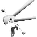 Durable M Part gear hanger for bikes, replacement component compatible with various bike brands, shown attached to bicycle frame.