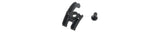Trek black narrow bottom bracket cable guide for 18mm cable routing, designed for precise component installation.