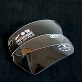 BZ Optics cycling sunglasses replacement lenses, clear and tinted options, designed for BZ Optics cycling sunglasses.