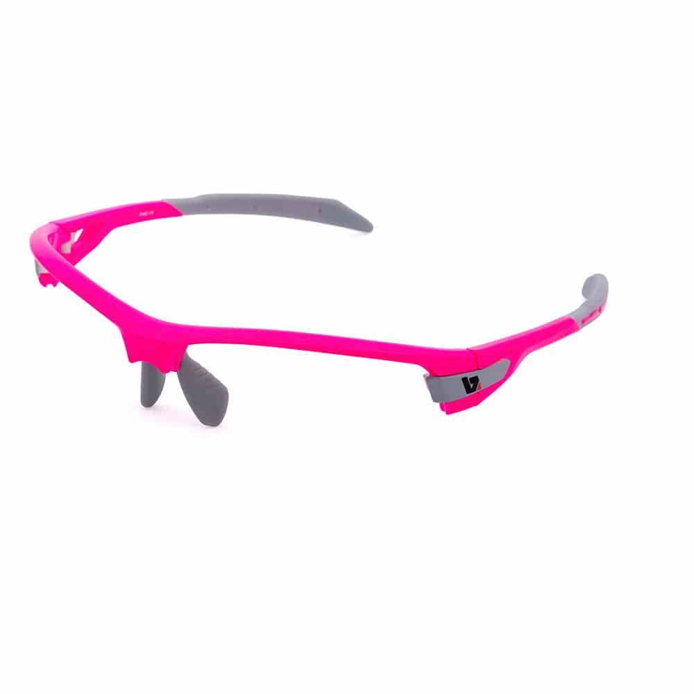 BZ Optics PHO frame replacement for cycling glasses, black lightweight frame with clear lenses, designed for BZ Optics cycling eyewear.